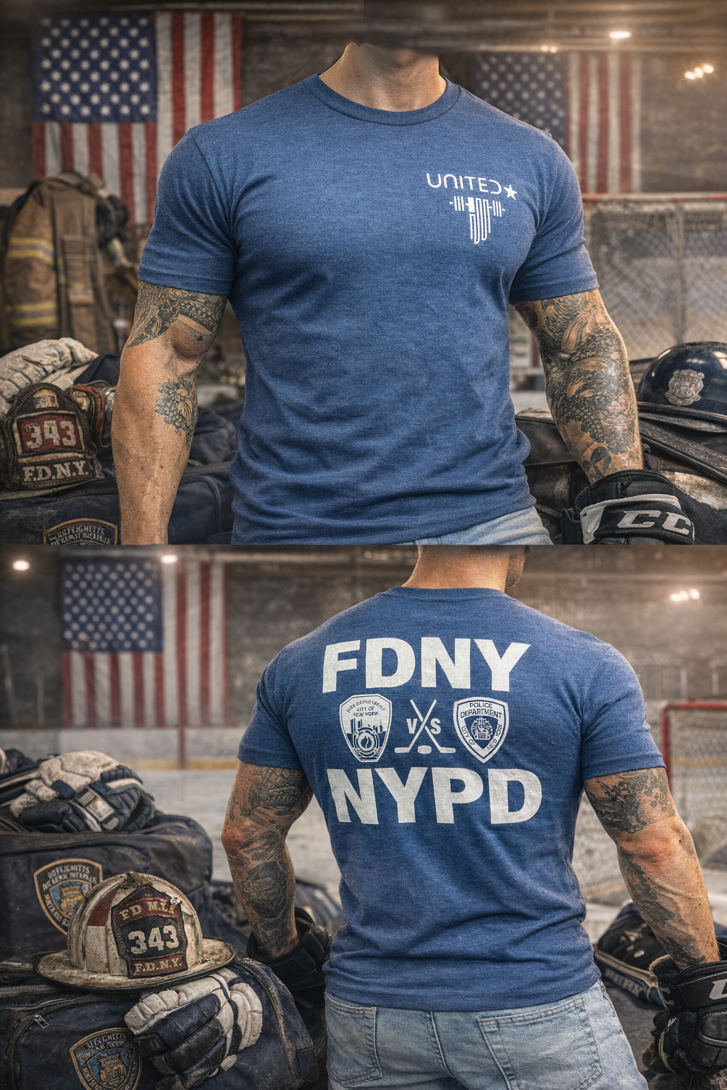 FDNY vs NYPD Commemorative Tee