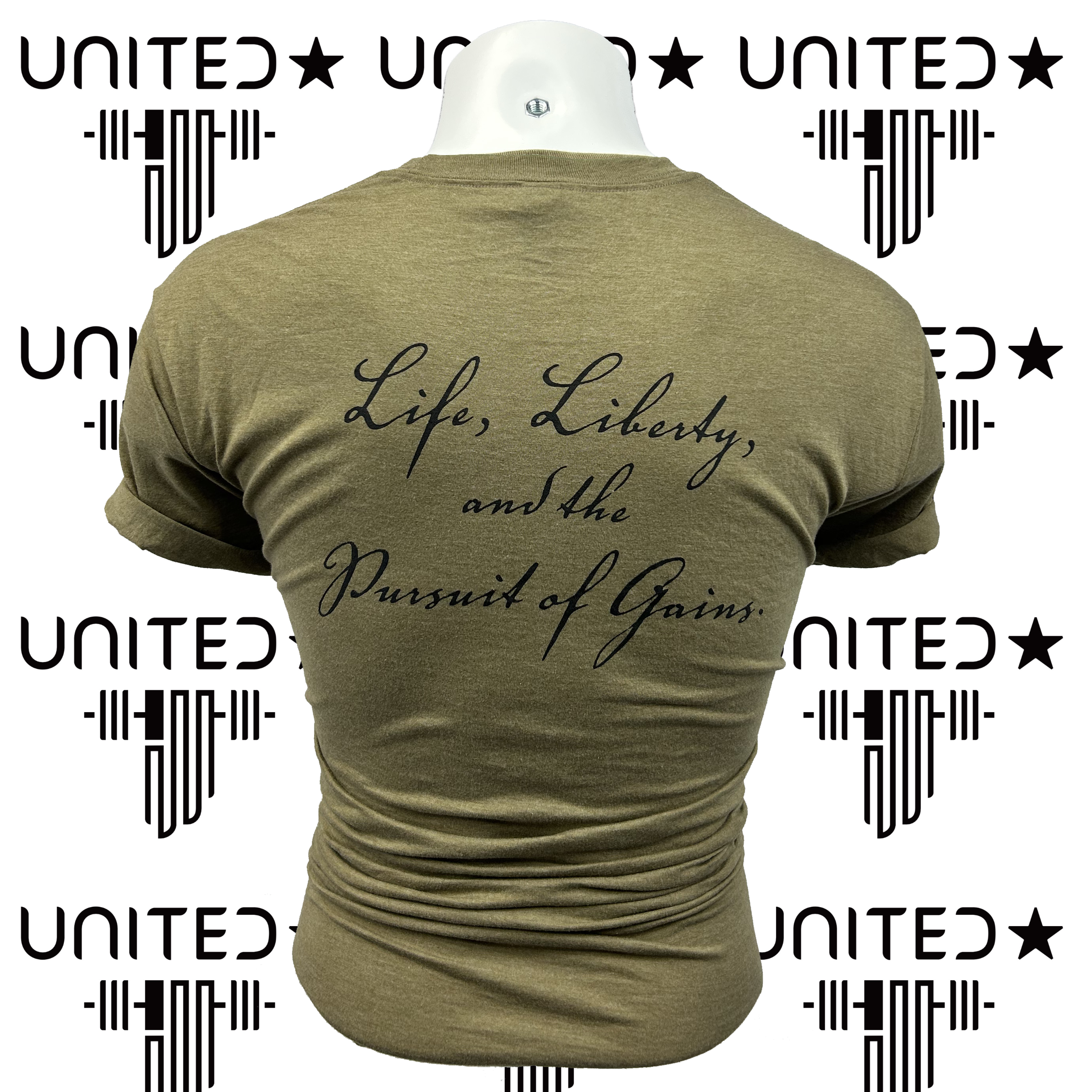 Life Liberty and Pursuit of Gains Tee
